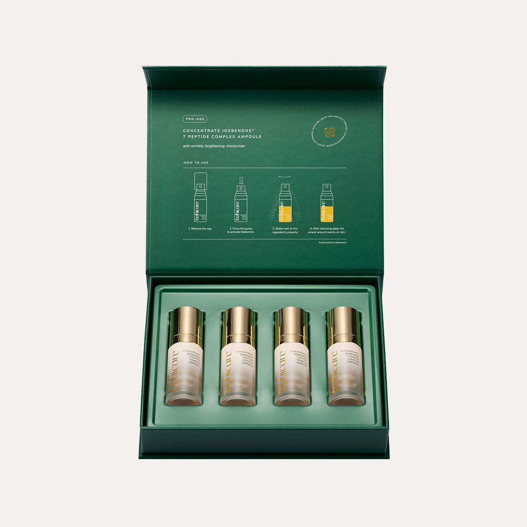 Концентрированные ампулы с идебеноном и пептидами для антивозрастного ухода в Таллинне