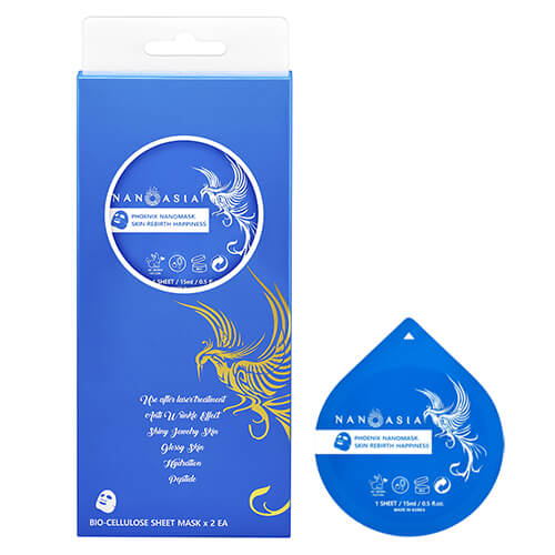 PHOENIX Nanomask Skin Rebirth Happiness биоцеллюлозная маска для омоложения и восстановления кожи