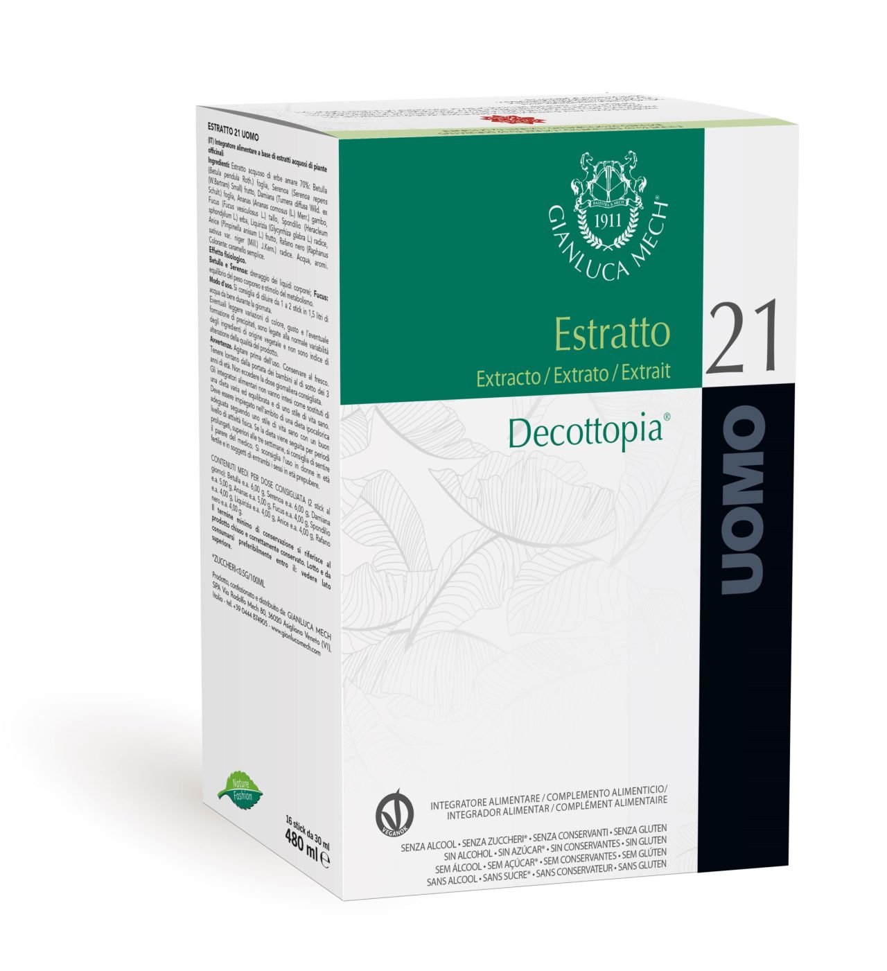 UOMO ESTRATTO 21 &ndash; пищевая добавка для мужчин, метаболизма и дренажа жидкости, Таллинн