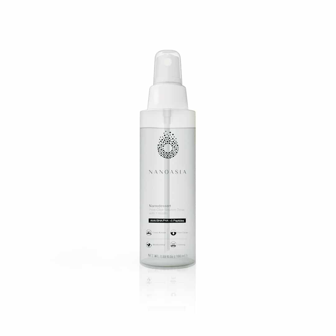 Nanoasia Nanodessert Pore Clear Solution Toner тонер для очищения пор с кислотами и пептидами