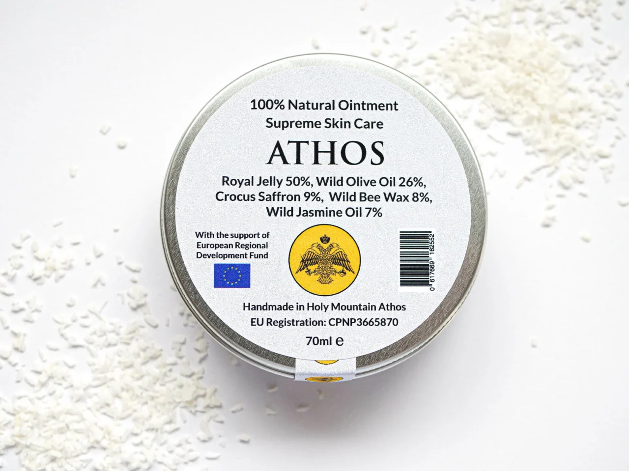 ATHOS SUPREME SKIN CARE &ndash; натуральная мазь с маточным молочком и шафраном в Таллинне